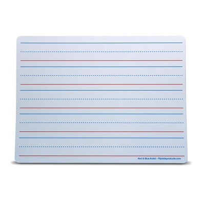 Flipside Double Sided Magnetic Dry-Erase Mobile Whiteboard, 9 x 12, 12/Pack (FLP20076)