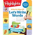 Highlights Lets Write Words Write-On Wipe-Off Fun to Learn Activity Book