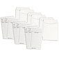 Hygloss Library Cards & Non-Adhesive Pockets Combo, White, 30 Each/60 Pieces Per Pack, 3 Packs (HYG61153-3)