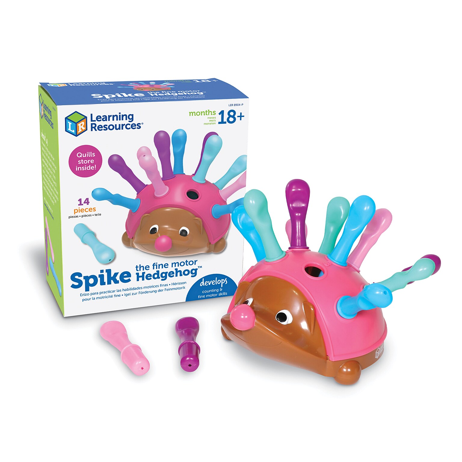 Learning Resources Spike The Fine Motor Hedgehog Pink (LER8904P)