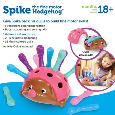 Learning Resources Spike The Fine Motor Hedgehog Pink (LER8904P)