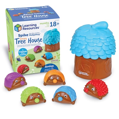 Learning Resources Spike the Fine Motor Hedgehog Sensory Tree House (LER9104)