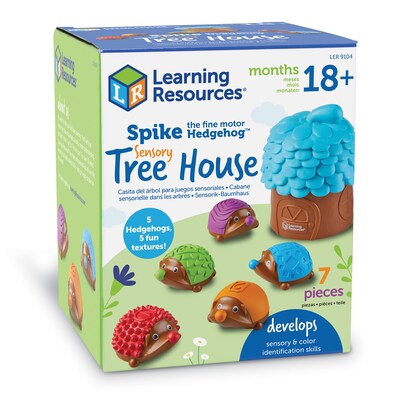 Learning Resources Spike the Fine Motor Hedgehog Sensory Tree House (LER9104)