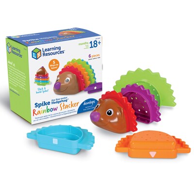 Learning Resources Spike the Fine Motor Hedgehog Rainbow Stackers (LER9105)