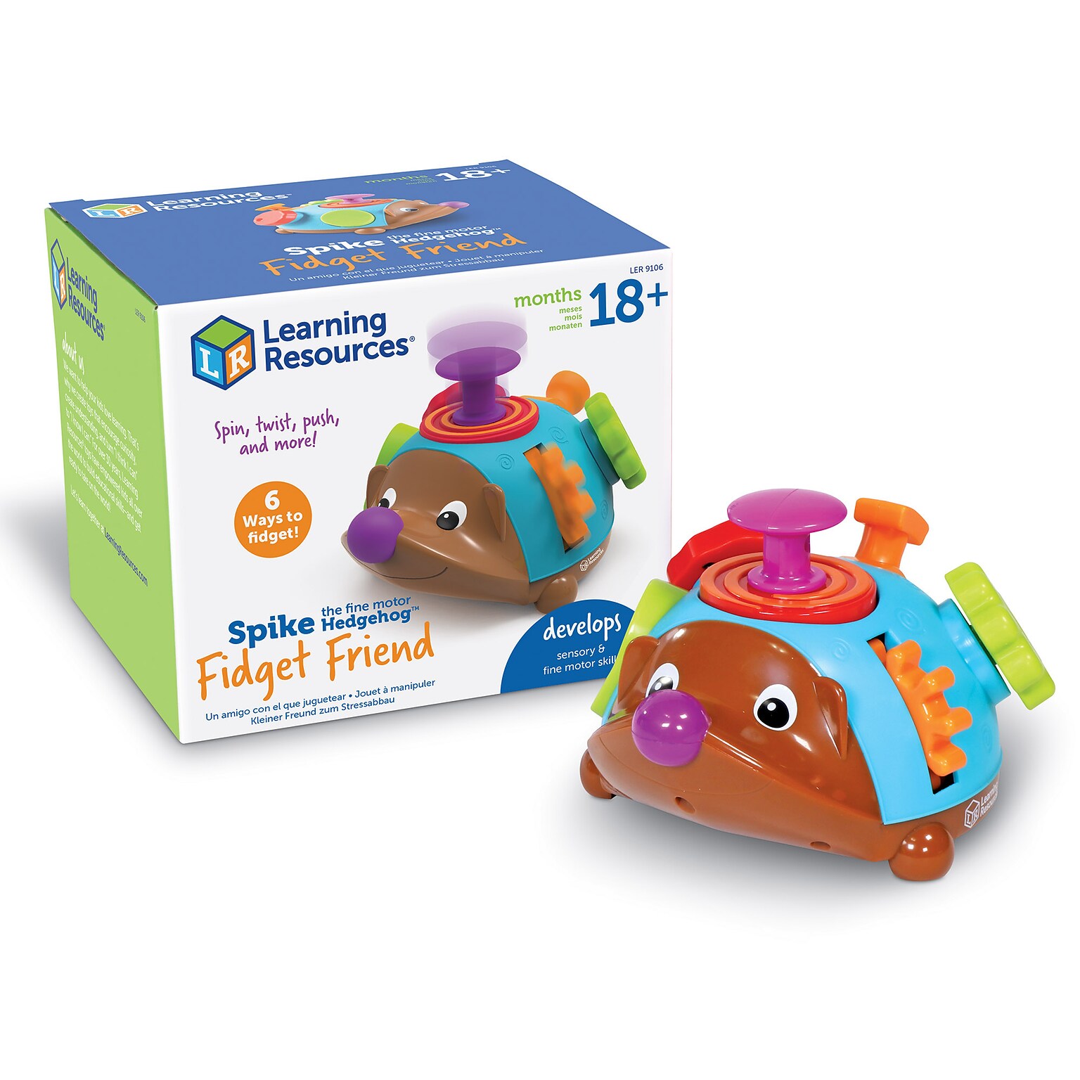 Learning Resources Spike the Fine Motor Hedgehog Fidget Friend (LER9106)