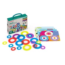 Miniland Educational Translucent Math Color Rings, Assorted Colors (MLE32160)