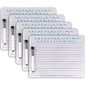 Pacon® Handwriting Whiteboard Dry Erase Set, 2-Sided, Ruled/Plain, with Marker/Eraser, 9" x 12", 5 Sets (PACAC9877C1-5)
