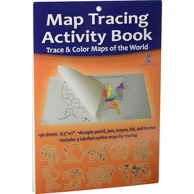 Waypoint Geographic World/USA Tracing Activity Book