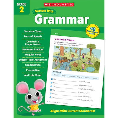 Scholastic Teacher Resources Success With Grammar: Grade 2