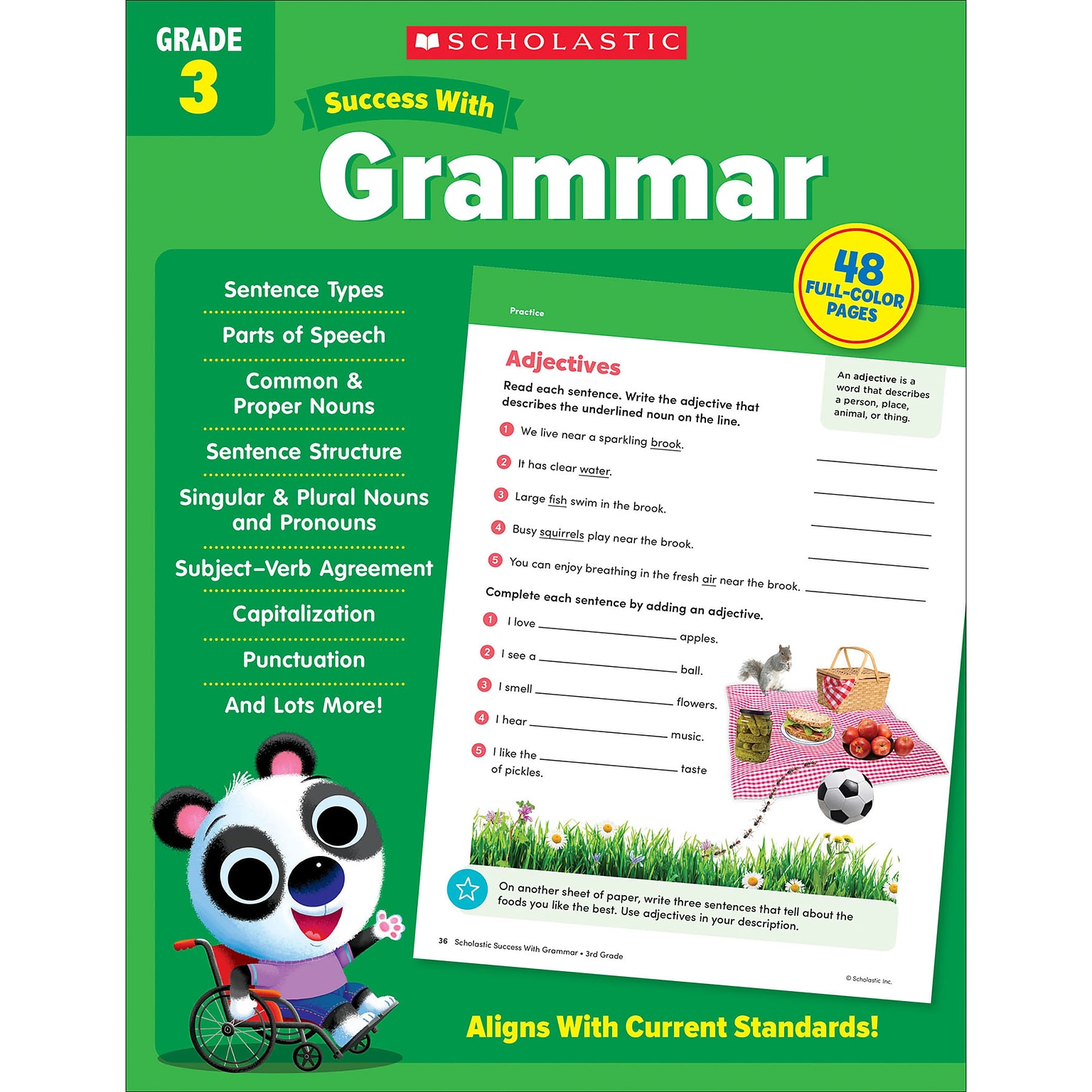 Scholastic Teacher Resources Success With Grammar: Grade 3