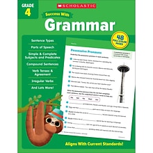 Scholastic Teacher Resources Success With Grammar: Grade 4