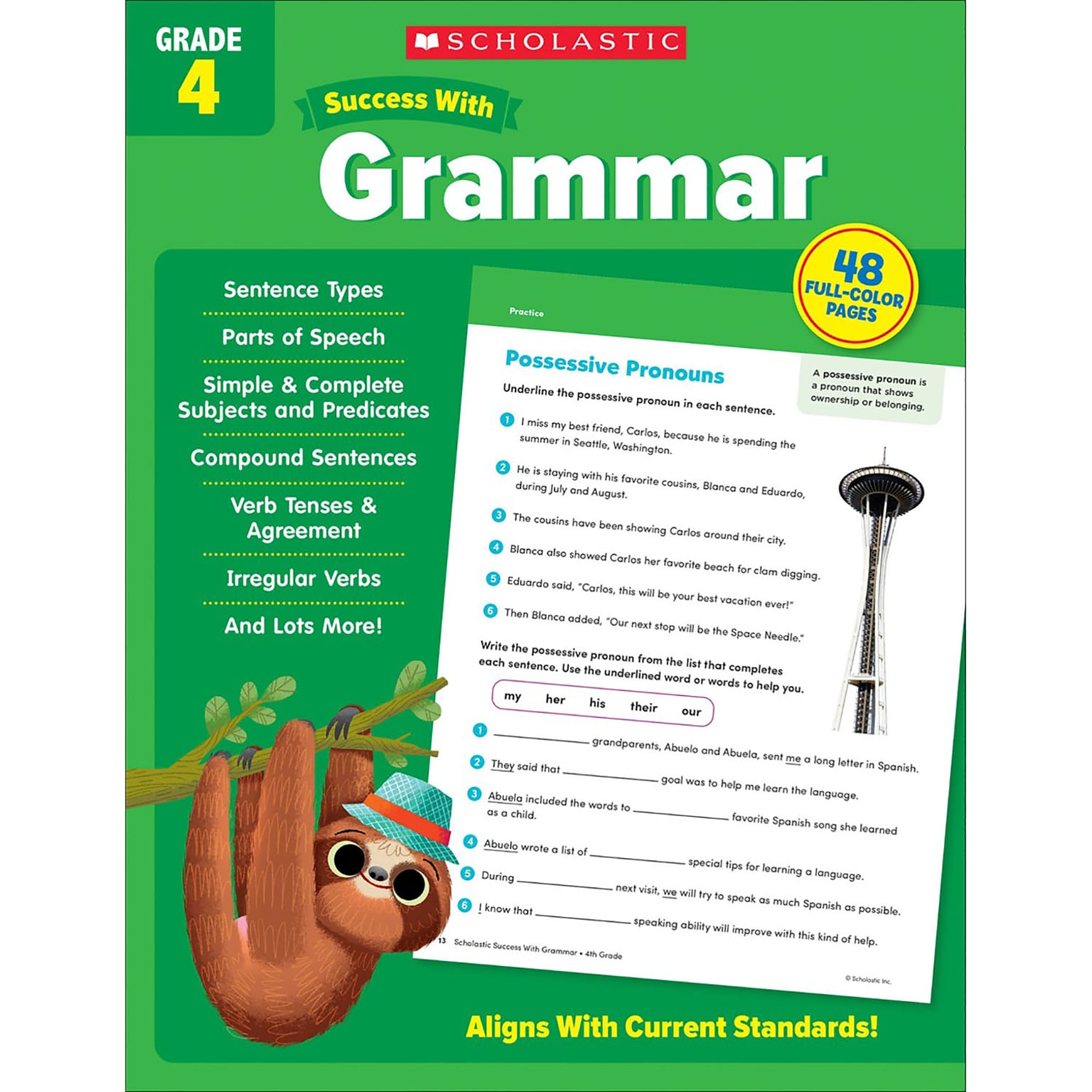Scholastic Teacher Resources Success With Grammar: Grade 4