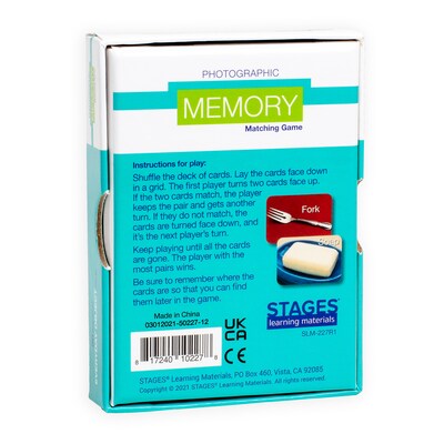 Stages Learning Materials Memory Games - Everyday Objects (SLM227R1)