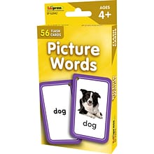 Edupress Picture Words Flash Cards, 56 Cards (TCR62042)