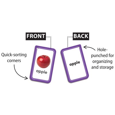 Edupress Picture Words Flash Cards, 56 Cards (TCR62042)