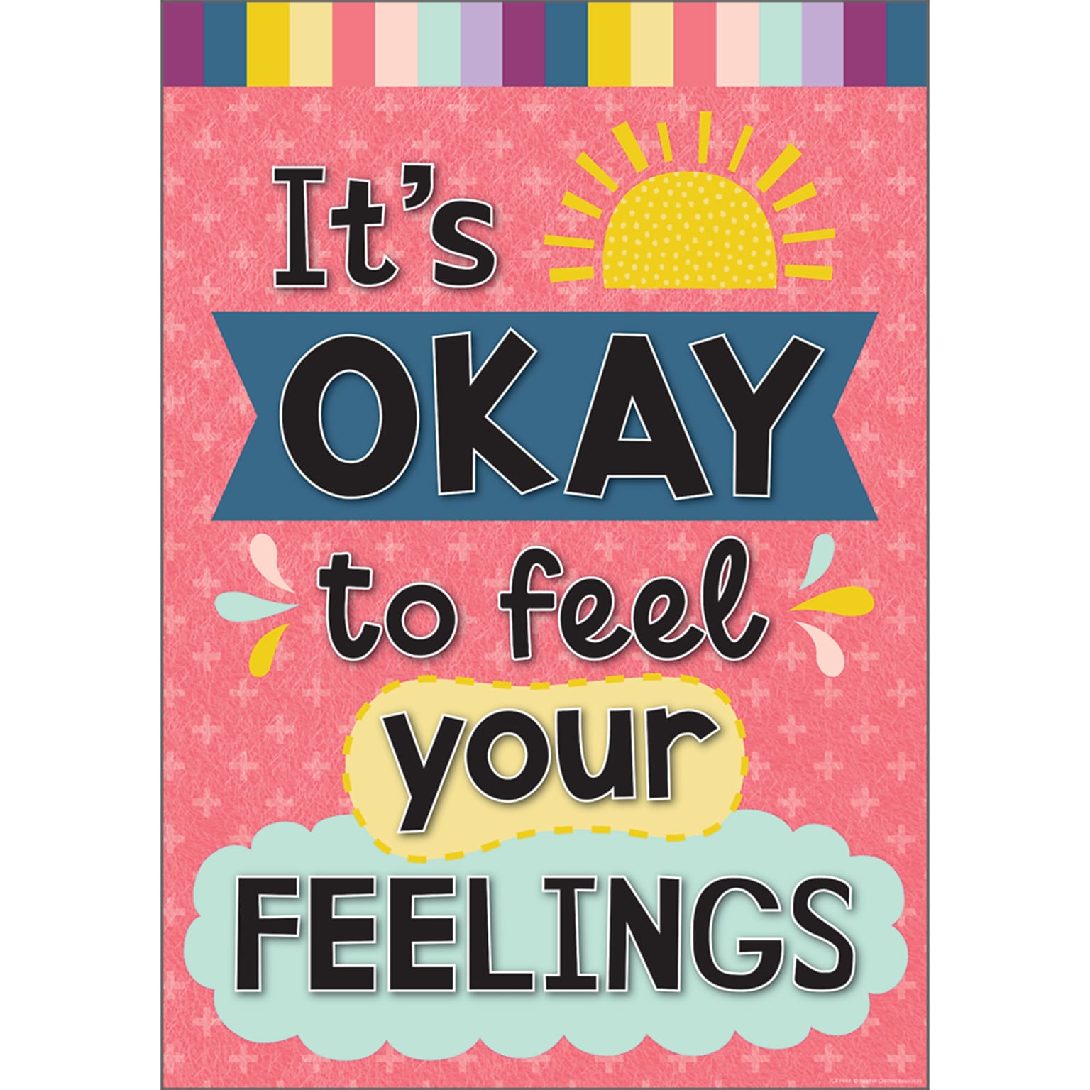 Teacher Created Resources 13-3/8 x 19 Its Okay to feel Your Feelings Positive Poster (TCR7444)
