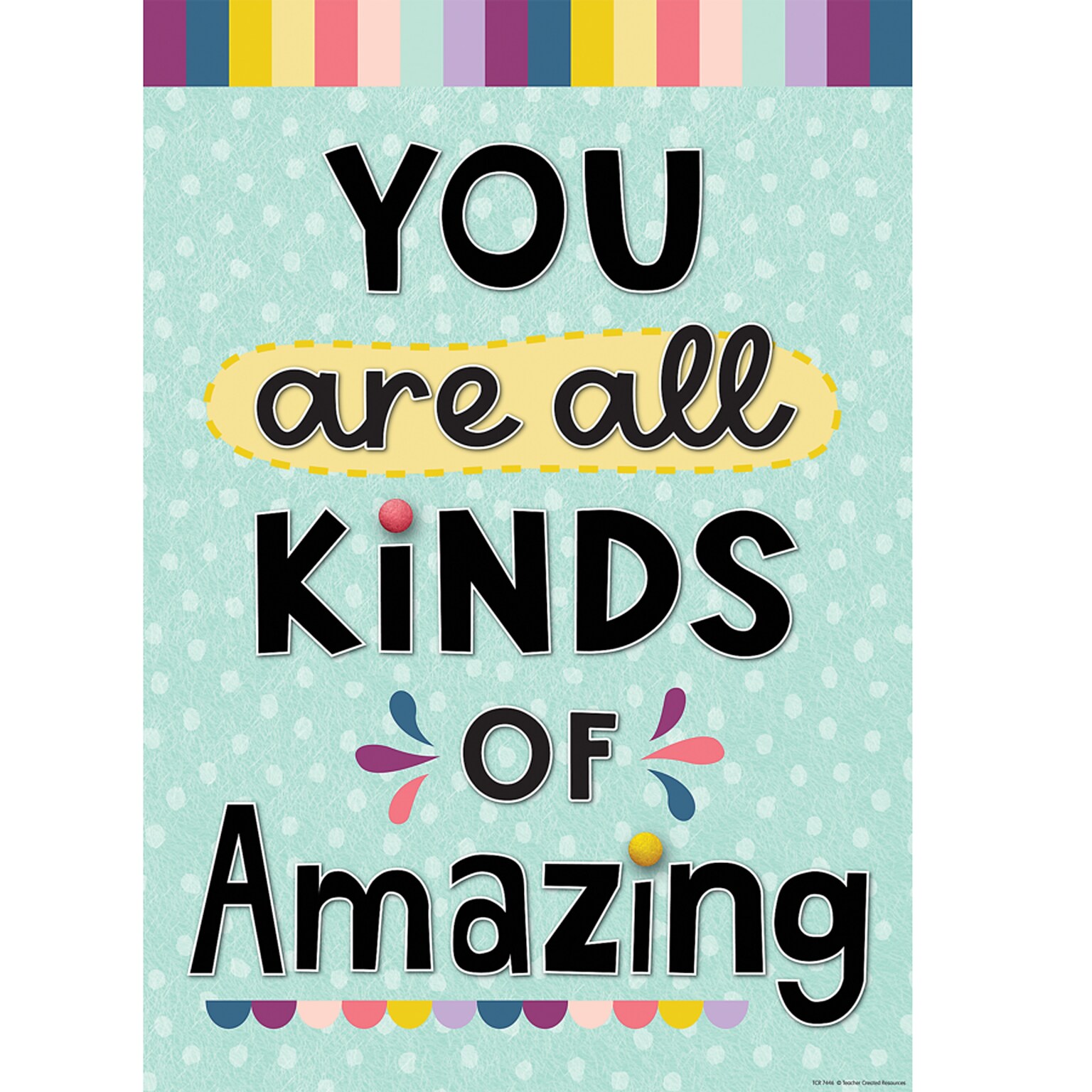 Teacher Created Resources 13-3/8 x 19 You Are All Kinds Of Amazing Positive Poster (TCR7446)