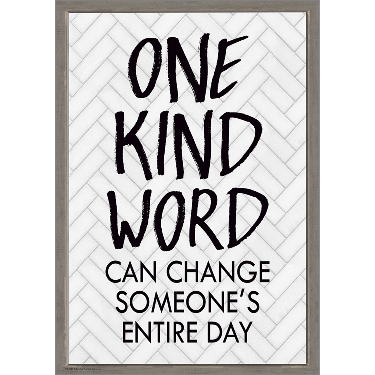 Teacher Created Resources 13-3/8 x 19 One Kind Word Can Change Someones Entire Day Positive Poster (TCR7992)