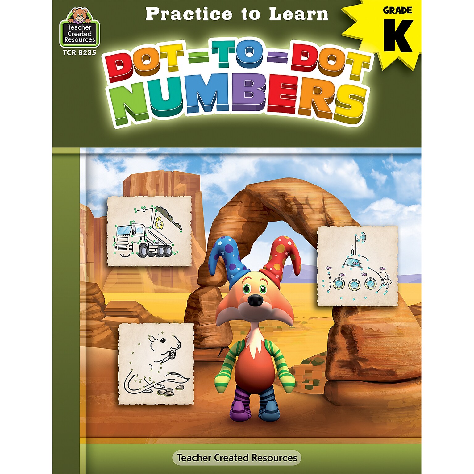 Teacher Created Resources Practice to Learn: Dot- to-Dot Numbers