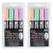 Marvy Uchida Bistro Chalk Markers, Broad Tip, Assorted Colors, 4 Per Pack, 2 Packs (UCH4804P-2)