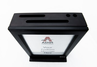 AdirOffice Locking Wood Suggestion Box, Black (632-BLK)
