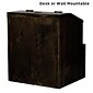 AdirOffice Locking Wood Suggestion Box, Black (632-02-BLK)