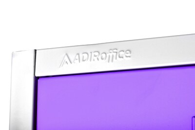 AdirOffice 72'' 4-Tier Key Lock Purple Steel Storage Locker (629-204-PUR)