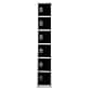 AdirOffice 72 6-Tier Key Lock Black Steel Storage Locker (629-206-BLK)
