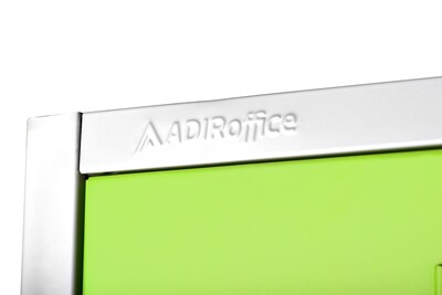 AdirOffice 72" 4-Tier Green Storage Locker (629-204-GRN)
