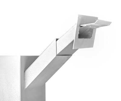 AdirOffice Large Wall Mounted Drop Box, White (631-10-WHI)