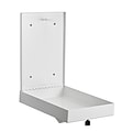 AdirOffice Steel Drop Box with Key Lock, 16H x 11W x 2.4D, White Steel (631-14-WHI)