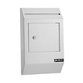 AdirOffice Steel Drop Box Mailbox with Key Lock, 0.37 cu. ft. (631-13-WHI)