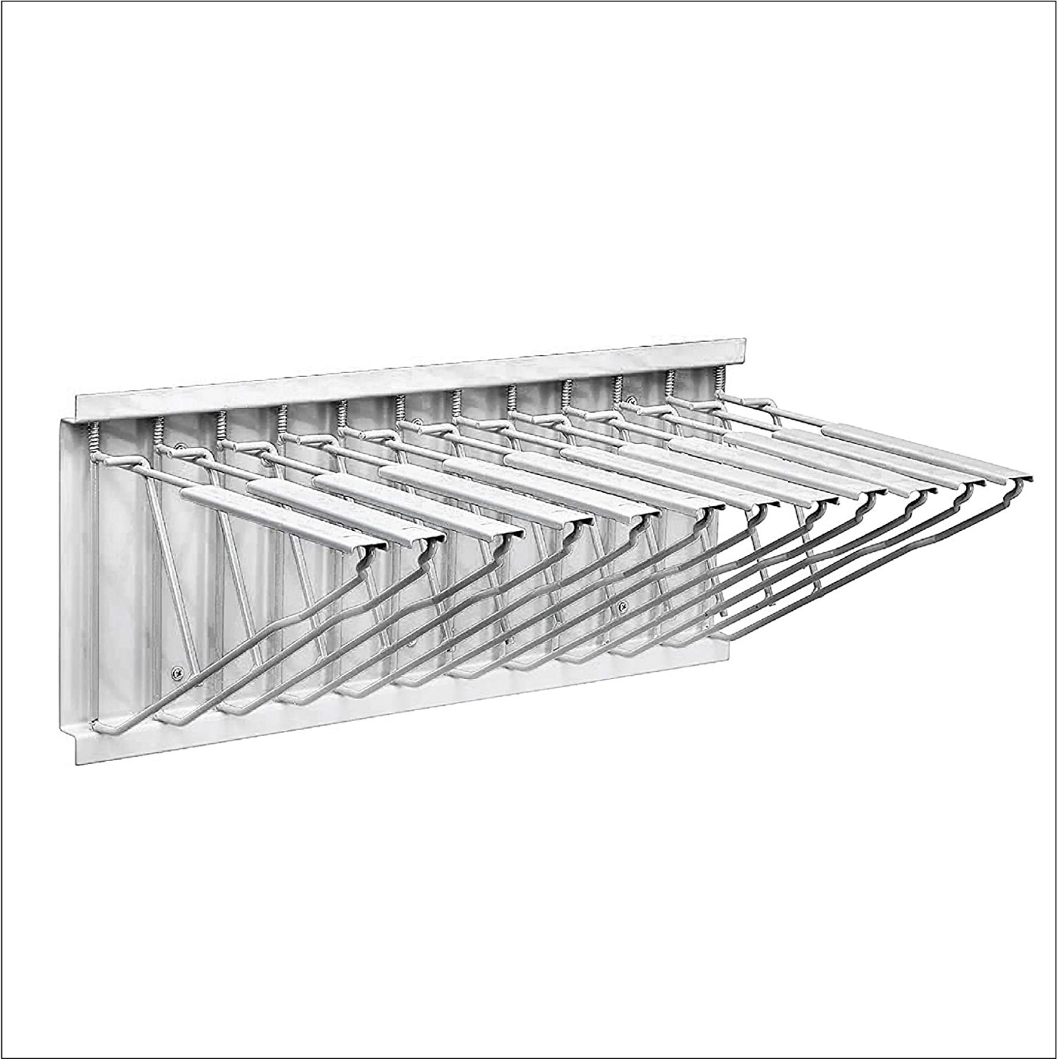 AdirOffice Steel Hanging Wall File, For Blueprint & Large-Format Files, White (617-WHI)