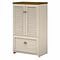 Bush Furniture Fairview Storage Cabinet with Drawer, Antique White/Tea Maple (WC53280-03)