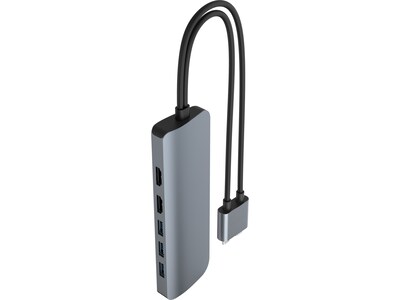 Hyper Products VIPER 10-Port USB-C Hub, Space Gray (HD392-GRAY)