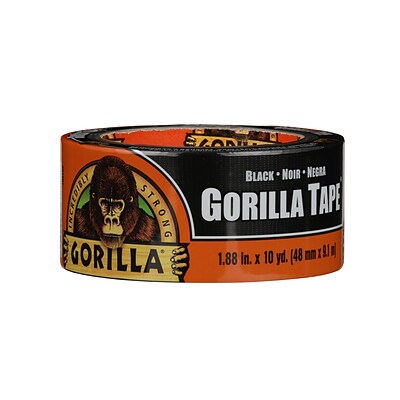 Gorilla Duct Tape, 1.88 x 10 yds., Black (105462)