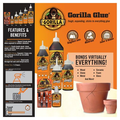 Gorilla Glue Original, 8 oz., Tan (5000806)