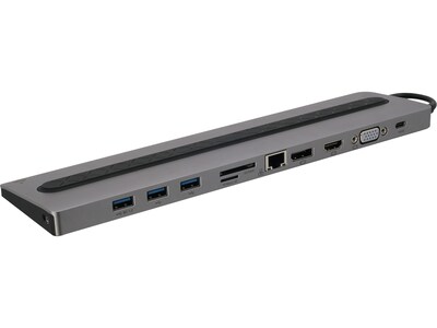 Iogear Dock Pro 100 USB-C Ultra-Slim Docking Station (GUD3C02B)