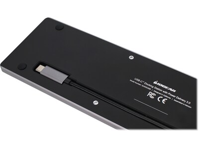 Iogear Dock Pro 100 USB-C Ultra-Slim Docking Station (GUD3C02B)