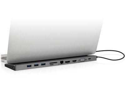 Iogear Dock Pro 100 USB-C Ultra-Slim Docking Station (GUD3C02B)