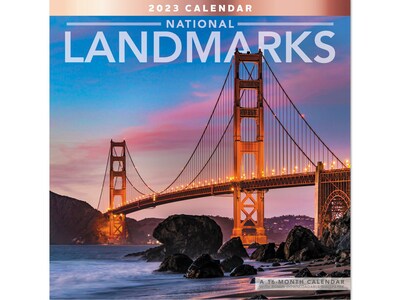 2023 Mead National Landmarks 12 x 12 Monthly Wall Calendar (LME1641023)