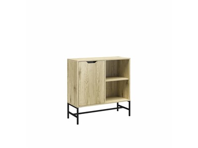 Ameriwood Modine 30H 2-Shelf Bookcase with Adjustable Shelf, Natural (3483912COM)