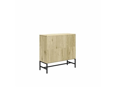 Ameriwood Modine 30"H 2-Shelf Bookcase with Adjustable Shelf, Natural (3483912COM)
