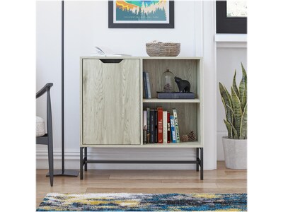 Ameriwood Modine 30"H 2-Shelf Bookcase with Adjustable Shelf, Natural (3483912COM)