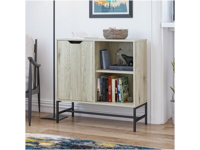 Ameriwood Modine 30"H 2-Shelf Bookcase with Adjustable Shelf, Natural (3483912COM)