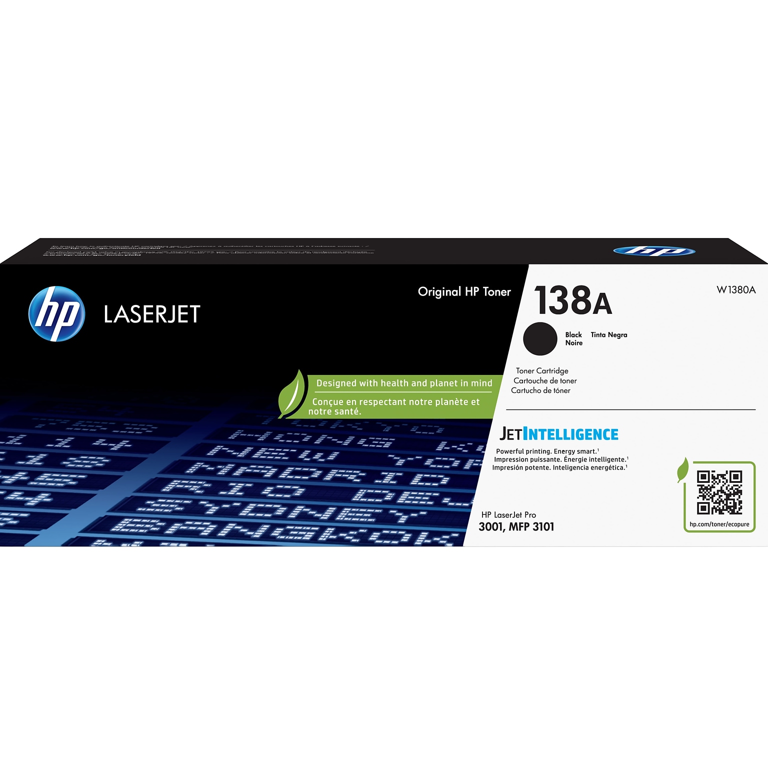 HP 138A Black Standard Yield Toner Cartridge (W1380A)