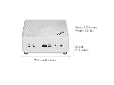 MSI Cubi 5 10M 648US Desktop Computer, Intel Core i5, 8GB Memory, 256GB SSD (CU510M648)