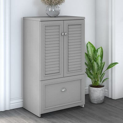 Bush Furniture Fairview 41.69 Storage Cabinet with Three Shelves, Cape Cod Gray (FV020CG)