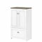 Bush Furniture Fairview 41.69 Storage Cabinet with 3 Shelves, Shiplap Gray/Pure White (WC53680-03)
