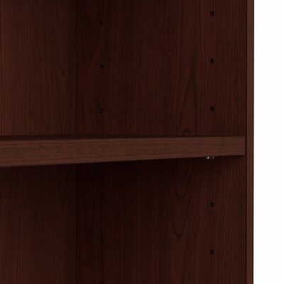 Bush Furniture Universal 72"H 5-Shelf Bookcase with Adjustable Shelves, Vogue Cherry, 2/Set (UB003VC)